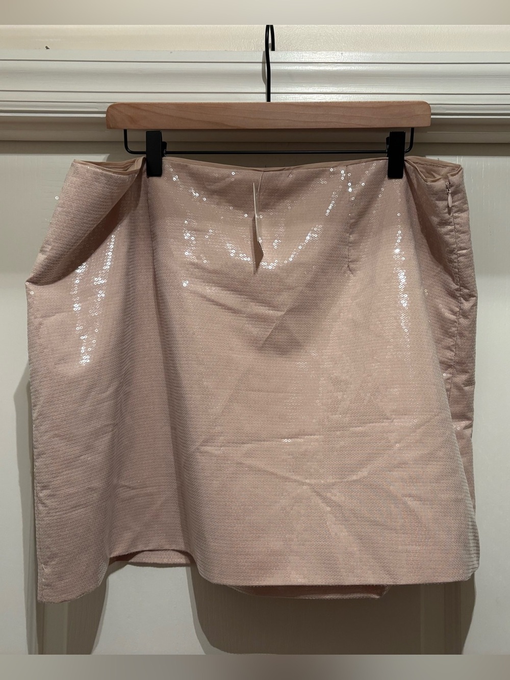 Women’s A New Day Sequin Party Mini Skirt -tan- size 17 NWT